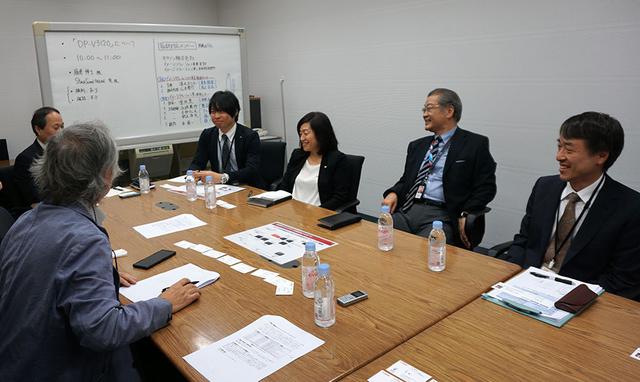 画像: インタビューは、キヤノン本社で行なっている