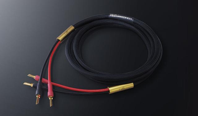 画像: PC-Triple C/EX導体を採用した、SAECの最高峰スピーカーケーブル「STRATOSPHERE SP-1」。Yラグ付きは1.5mで¥276,000(ペア、税別)