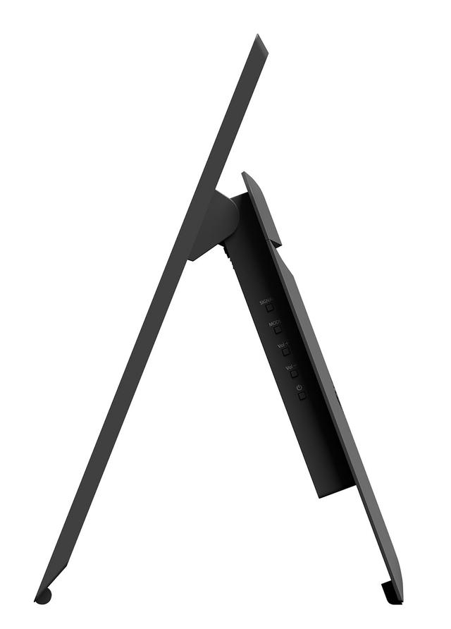 画像: ●パネル:OLED (アンチグレア) ●画面サイズ:21.6型 ●解像度:水平3840×垂直2160画素 ●画素ピッチ:0.1245 x 0.1245mm ●視野角:水平・垂直178度 ●輝度:330cd/m2(ピーク)●コントラスト:1,000,000対1 ●色域:BT.2020カバー率80% ●接続端子:HDMI入力2系統(HDCP2.2/1.4)、ライン出力1系統、ヘッドホン出力1系統 ●対応HDRフォーマット:HDR10、HLG ●消費電力:58W(待機時0.5 W以下) ●寸法/質量:W525.8×H358.5×D285.0mm(最大)/約3.2kg