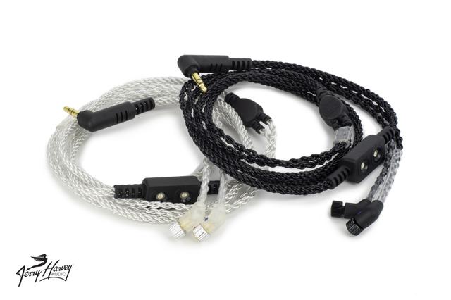 透明樹脂で成型IEM 2ピン→JH audio 4ピン変換アダプター(受注生産) Jerry Harvey Audio、新線材と新デザインを採用した4pin