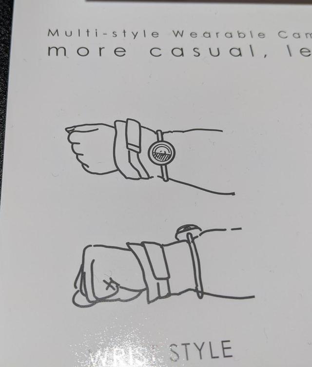 画像: 腕時計のように手に付ける