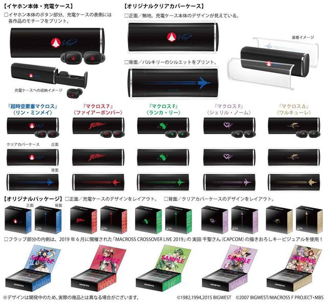 画像3: リン・ミンメイを耳元に飾ろう。オンキヨーから『マクロス』シリーズとコラボした完全ワイヤレスイヤホン「IE-CM5TW(B)」が、2月14日より予約販売。15000円