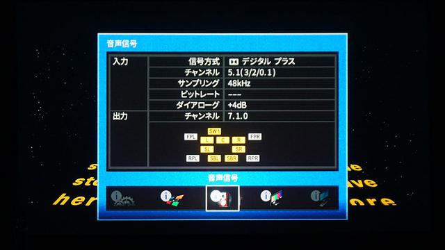 画像: 音はドルビーデジタルプラスの5.1chで配信されていた。ここはちょっと残念