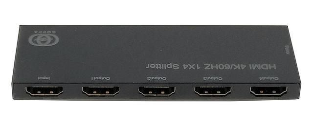 画像: 1入力4出力の「GP-HDSP14H460」
