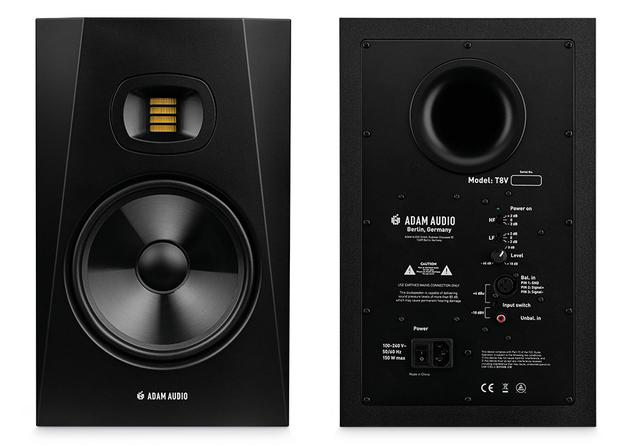 画像: リボントゥイーターと8インチウーファーを搭載したドイツ、ADAM Audioのニアフィールドモニター「T8V」。5月下旬に日本で発売