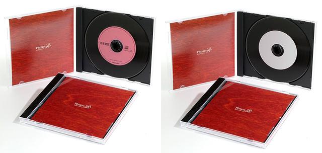 画像: 左はPhono-RのカラーMIX仕様(レッド)で、右はインクジェット仕様