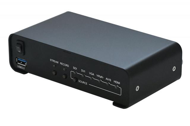 画像: 今回の配信で使われる、MEDIAEDGEの2ch対応オールインワンストリーミングエンコーダー「SC6D0N1 AIO」