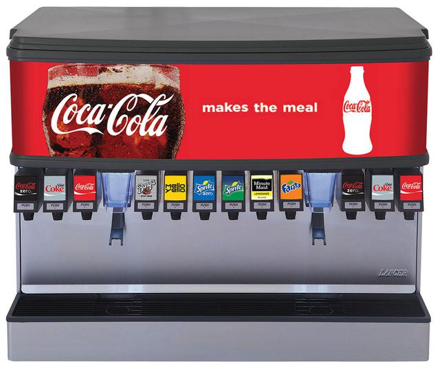 画像: 1967年米国テキサス州サンアントニオ市創業の飲料ディスペンサーメーカー、LANCER CORPORATIONのドリンクバー