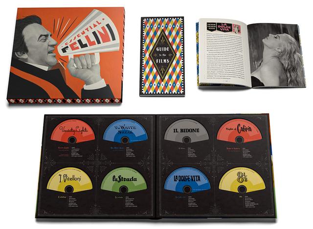 画像: エッセンシャル・フェリーニ/Fifteen-disc set//11月24日リリース 1950 - 1987年/監督フェデリコ・フェリーニ New 4K restorations of 11 theatrical features, with uncompressed monaural soundtracks for all films