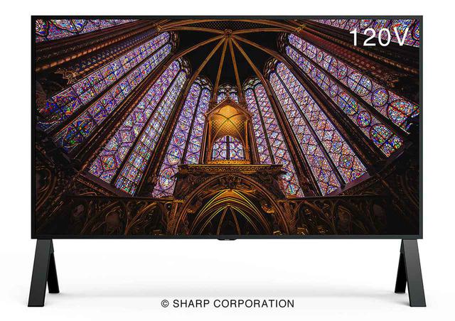画像: シャープが、120インチの業務用8K液晶ディスプレイ「8M-B120C」を9月下旬から受注開始。「AQUOS 8K」の開発で培った映像技術を搭載し、HDMIケーブル1本で8K入力も可能