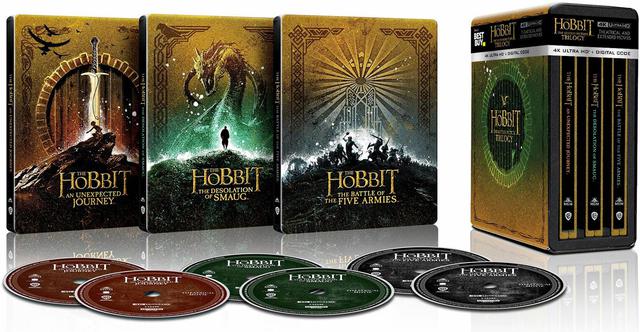 画像: The Hobbit: The Motion Picture Trilogy Steelbook ( Best Buy Exclusive ) - $119.99