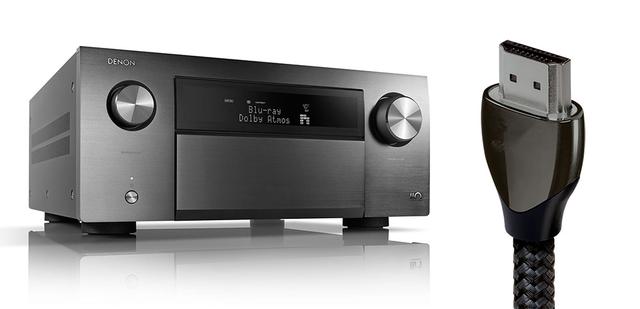 画像: AVセンタ−「AVC-A110」(左)の購入者には、48Gbps対応AudioQuest製HDMIケーブル(右)をプレゼント