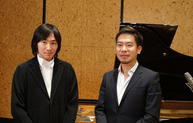 画像: ピアニストの阪田知樹さん(左)と、ホルン奏者の福川伸陽さん(右)