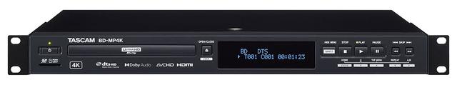 画像1: ティアックが業務用UHDブルーレイプレーヤー「BD-MP4K」を¥100,000で発売。ディスクメディアに加え、SDカード、USBメモリー、NASからのファイル再生も可能