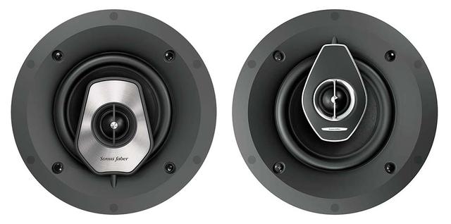 画像: LEVEL5の「PC-562」(左)と、LEVEL6の「PC-662」(右)。どちらも29mmドーム型トゥイーターと165mmウーファーを同軸配置した埋め込みスピーカーとなる