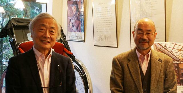 画像: 熱海の起雲閣にて。右がWOWOW技術局 エグゼクティブ・クリエイター/博士の入交英雄さん