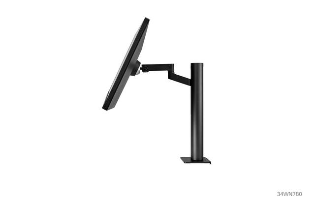 画像2: LGエレクトロニクス・ジャパンから、ウルトラワイド仕様の液晶モニター「34WN780-B」が12月25日に発売。アームスタンドで画面位置を自在に調整できる