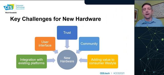 画像: Consumer Adoption of New Hardware Conference Session Thursday, January 14。今後のヒット商品の条件