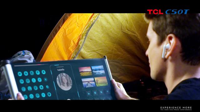 画像: TCLの巻きものOLED
