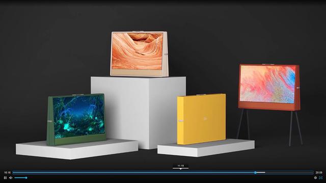 画像1: 【麻倉怜士のCES2021 レポート13】CESではテレビシーンを見るのがひとつの楽しみ。スカイワースのデザインテレビはデジャヴ?