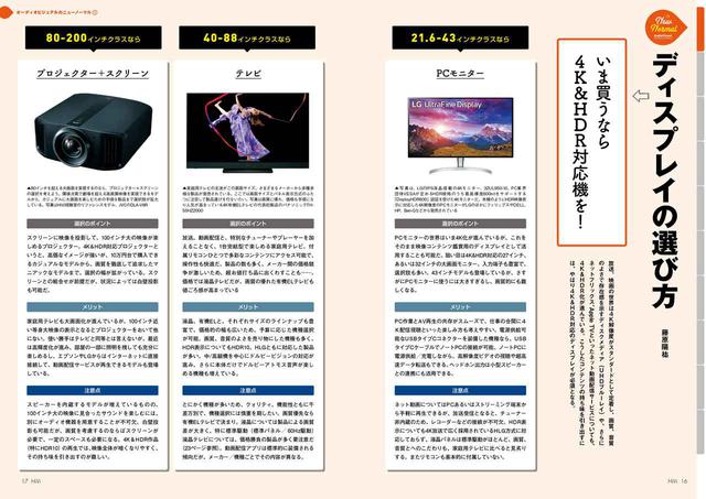 画像: 映像の出力機=ディスプレイはユーザーによってさまざま。PCモニターを使ってもいいし、テレビを使ってもいい。4K映像出力対応のプロジェクターの価格がこなれてきていることも見逃せない動きだ。それぞれに明確な特徴があることを認識しておきたい