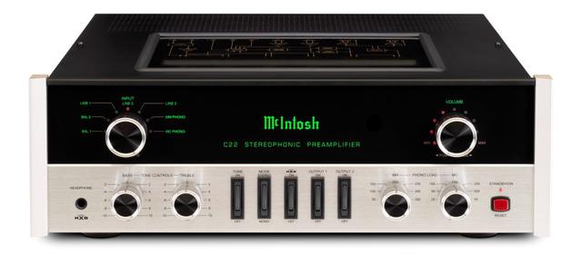 画像1: McIntosh、70周年記念モデルの性能を受け継いだ最新真空管プリアンプ「C22 V」、およびオープンデザインの「C8」を発売