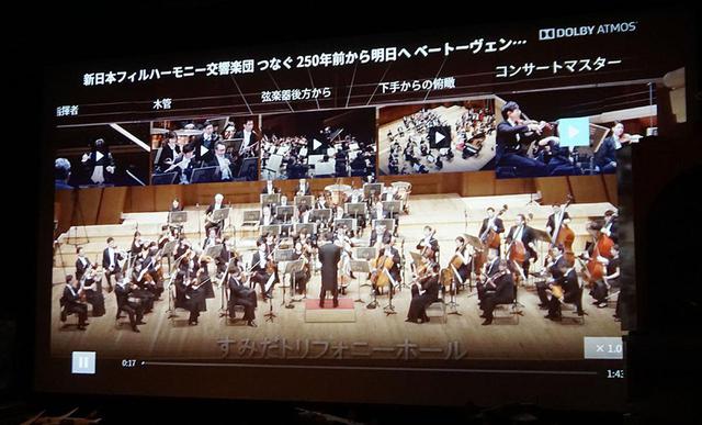 画像: 画面のメニューから7つのカメラアングルを選択できる仕様となっていた