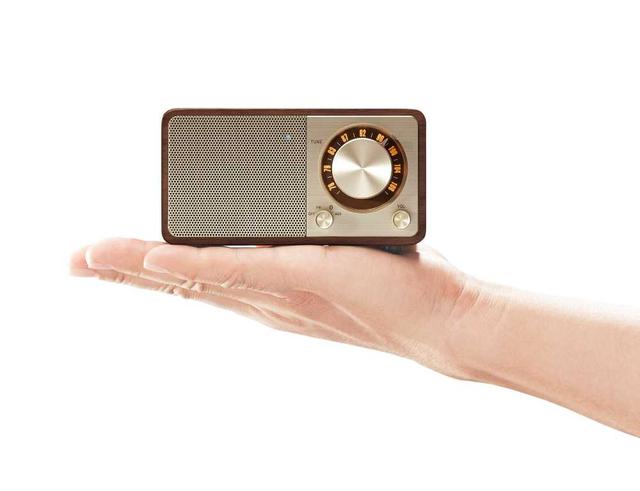 画像1: コペックジャパン、デスクトップにレトロな雰囲気を醸し出すFMラジオ/Bluetoothスピーカー「Sangean WR-301」に新色「チェリー/ダークグレー」を追加