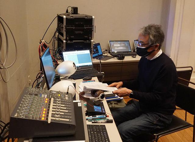 画像: 2chへのミックスダウンもリアルタイムで行われた。作業はもちろん深田さんが手がけている