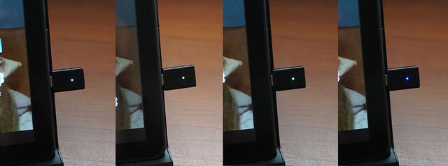画像: 左からaptX-LL、aptX HD、aptX、SBCを選んだ状態。BT-W3の本体スイッチを1回押すことでサイクリックに切り替え可能