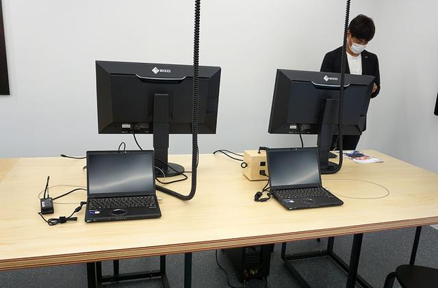 画像: 動画や静止画の編集作業ができるフリースペースも準備。愛用のPCを持ち込んで、EIZOのモニターにつないで作業してもかまわない