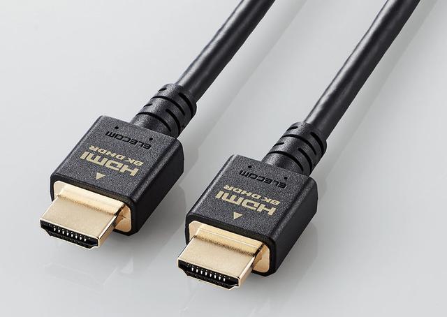 画像1: エレコムの、8K・4K対応ウルトラハイスピードHDMIケーブルが登場! 直径4.5mmのスリムケーブルと小型コネクターを採用した「HD21ES」シリーズは要チェック