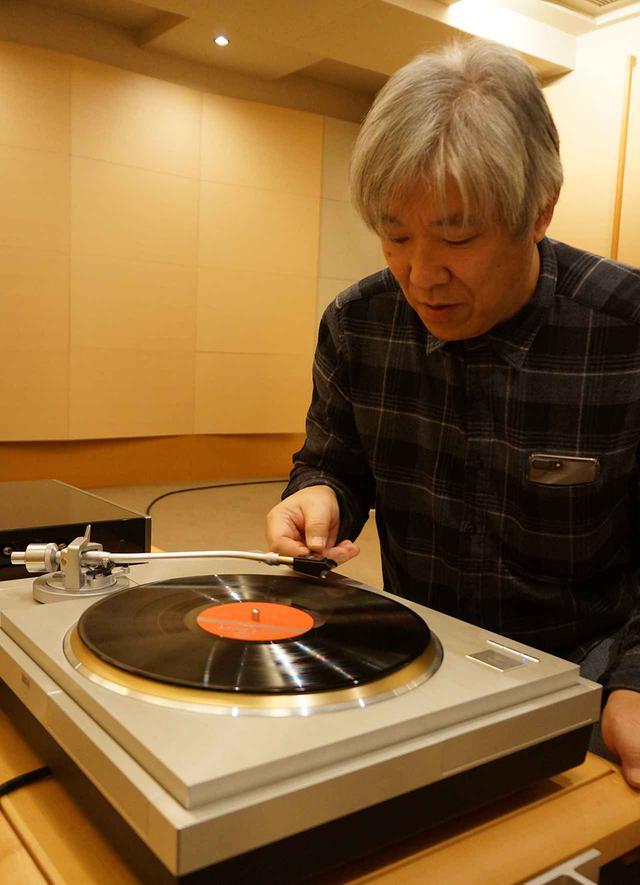 画像: レコードプレーヤーにテクニクスSL1000Rを使い試聴した。
