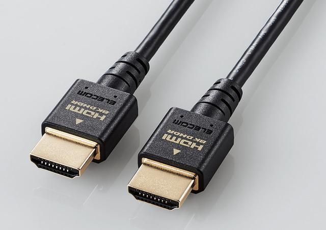 画像2: エレコムの、8K・4K対応ウルトラハイスピードHDMIケーブルが登場! 直径4.5mmのスリムケーブルと小型コネクターを採用した「HD21ES」シリーズは要チェック