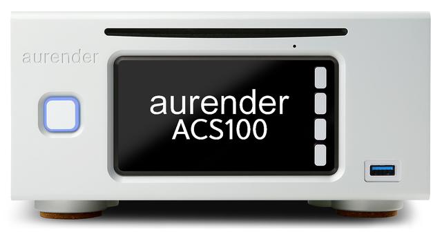 画像: ハーフサイズのACS100は¥450,000+税。楽曲保存用のストレージは別売となる。ディスクメカがスロットローディングタイプになるなどACS10との差があるものの、機能面ではほぼ同等。CDリッピングからファイル管理、再生までを1台で完結できる