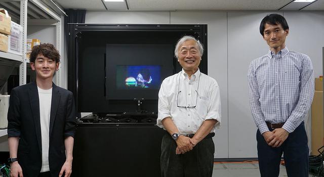 画像: ●取材に対応いただいた方々 日本放送協会 放送技術研究所 空間表現メディア研究部の大村拓也さん(左)と加納正規さん(右)