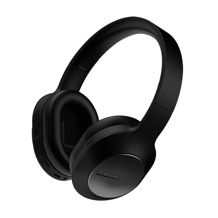 ほぼ未使用・美品SOUL EMOTION MAX ワイヤレスヘッドホンANC搭載 SOUL、ANC対応のワイヤレスヘッドホン「EMOTION MAX」、ハイ