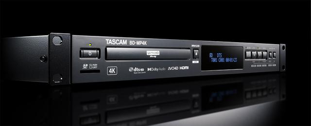 プロシューマー機ならではの装備が充実。TASCAM BD-MP4Kの価格と画質に