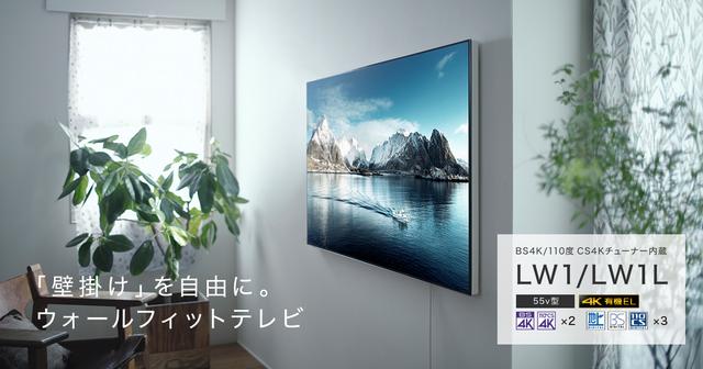 Panasonic ウォールフィットテレビ パナソニックの「ウォールフィットテレビ」は、テレビに革命を