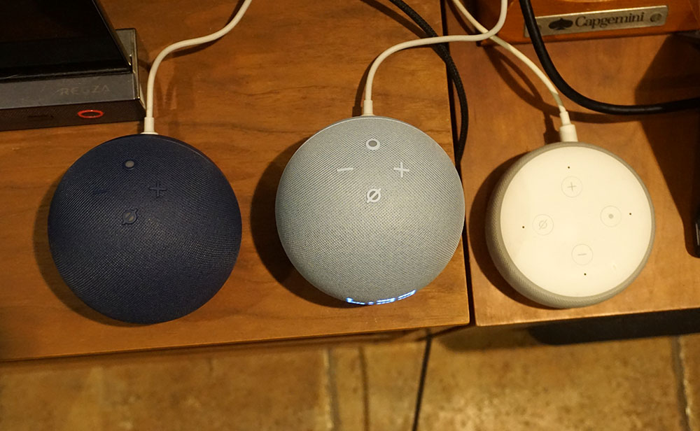 アマゾン「Echo Dot with clock」「Echo Dot」の第5世代機は、音質にとどまらない進化を遂げていた。新しい可能性を秘めた