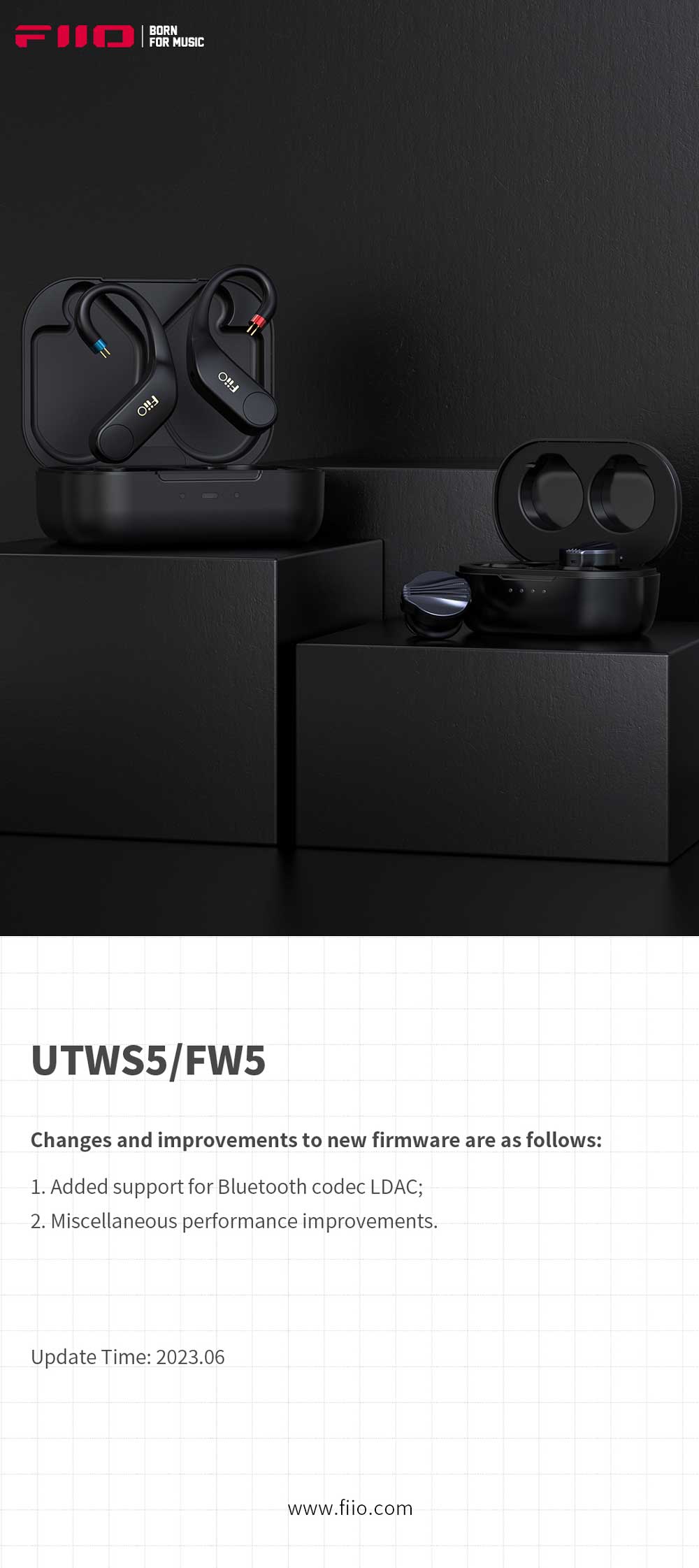 画像: FiiO製完全ワイヤレスイヤホン「FW5」をLDAC対応にする、ベータ版のファームウェア公開