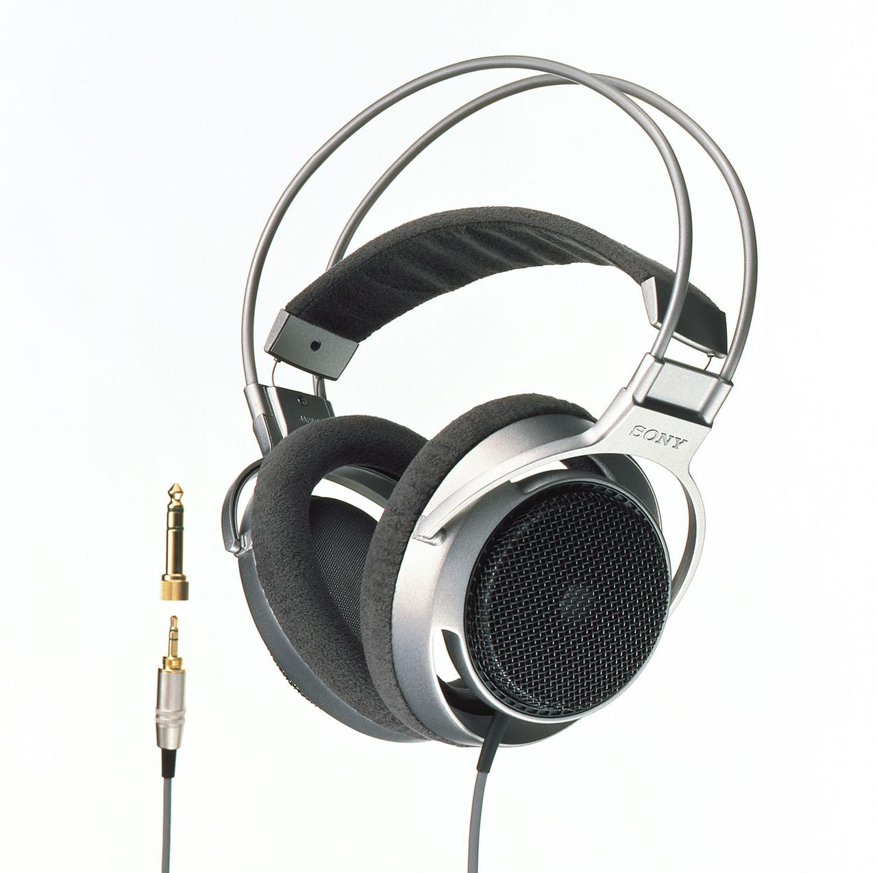 画像: ソニー フルオープンエア型ヘッドホン「MDR-F1」(1997) ※「型」はソニー表記に従っています