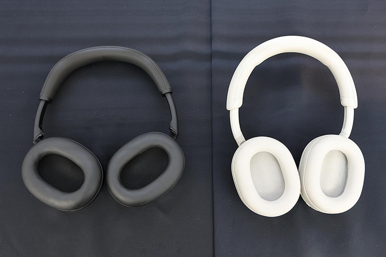 画像: 新製品のWH-1000XM6（左）と、前モデルのWH-1000XM5（右）