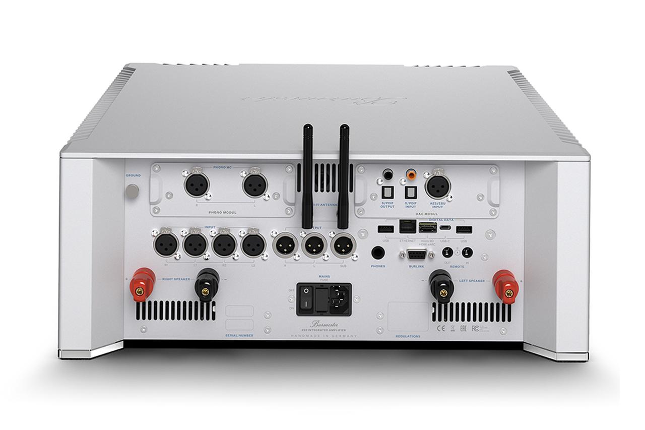 画像2: Burmesterから、最新世代のインテグレーテッド・アンプ「232」登場！ ネットに繋げばTIDALやSpotifyなど、ストリーミングサービスも楽しめるっ！