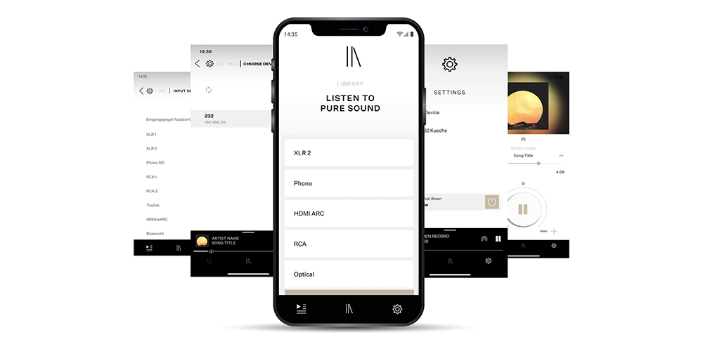 画像: 専用アプリ『Burmester Conduct』（イメージ）