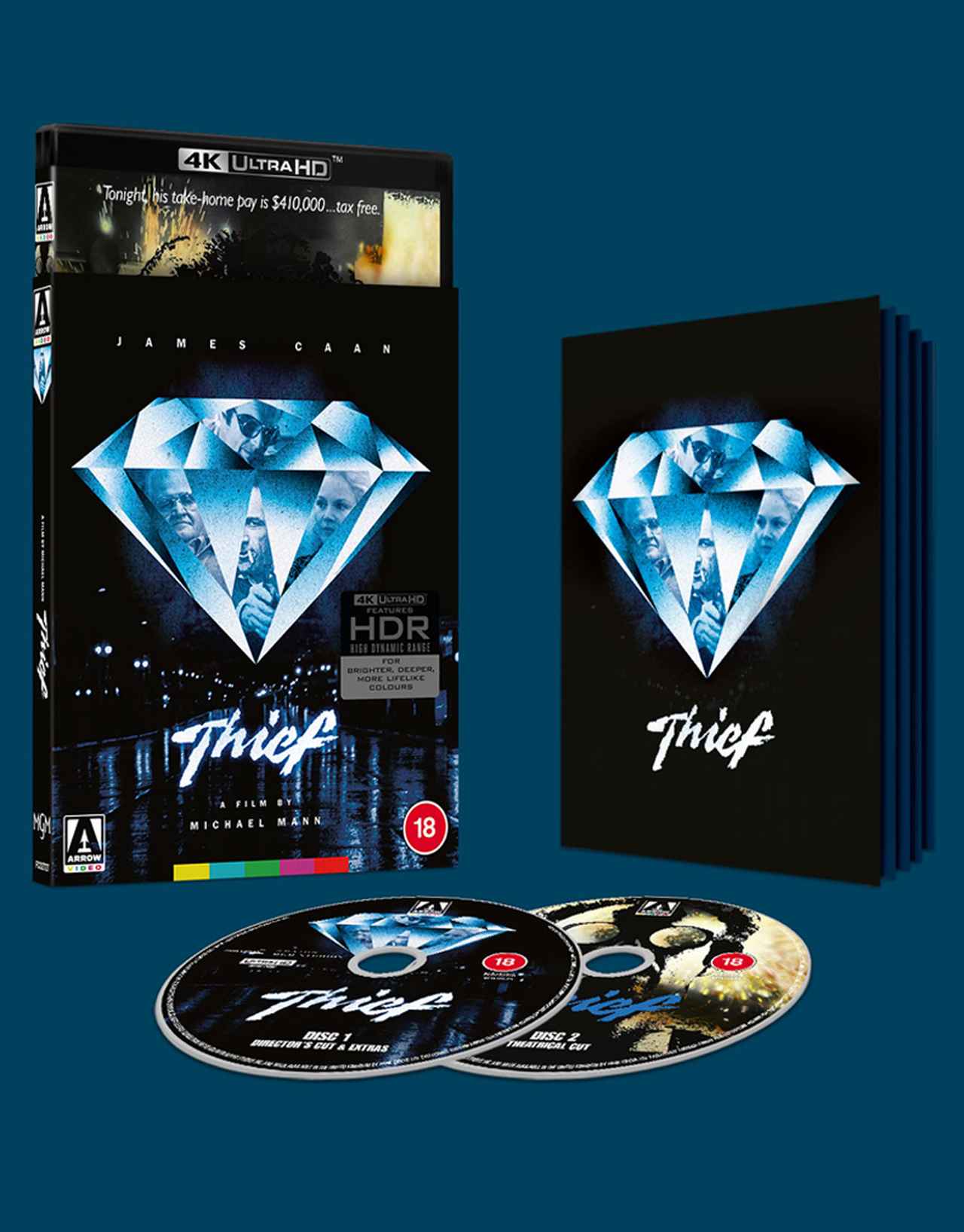 画像: THIEF／ザ・クラッカー　真夜中のアウトロー（1981）4K UHD BLU-RAY - UK