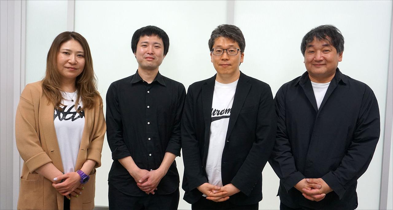 画像: ●取材に対応いただいた方々:写真右から、株式会社 円谷プロダクション 常務執行役員 製作本部 エグゼクティブマネージャー Chief Creative Officer 隠田雅浩さん、同 製作本部 製作部 企画・製作グループ プロジェクトマネージャー 兼 製作本部 フランチャイズ/コア室ベースグループ プロジェクトマネージャー 池田 遼さん、東映デジタルラボ株式会社 ポスプロ事業部 カラーリストグループ 佐々木 渉さん、円谷プロダクション 製作本部 IMAGINEERINGマネージャー 小林奈穂子さん