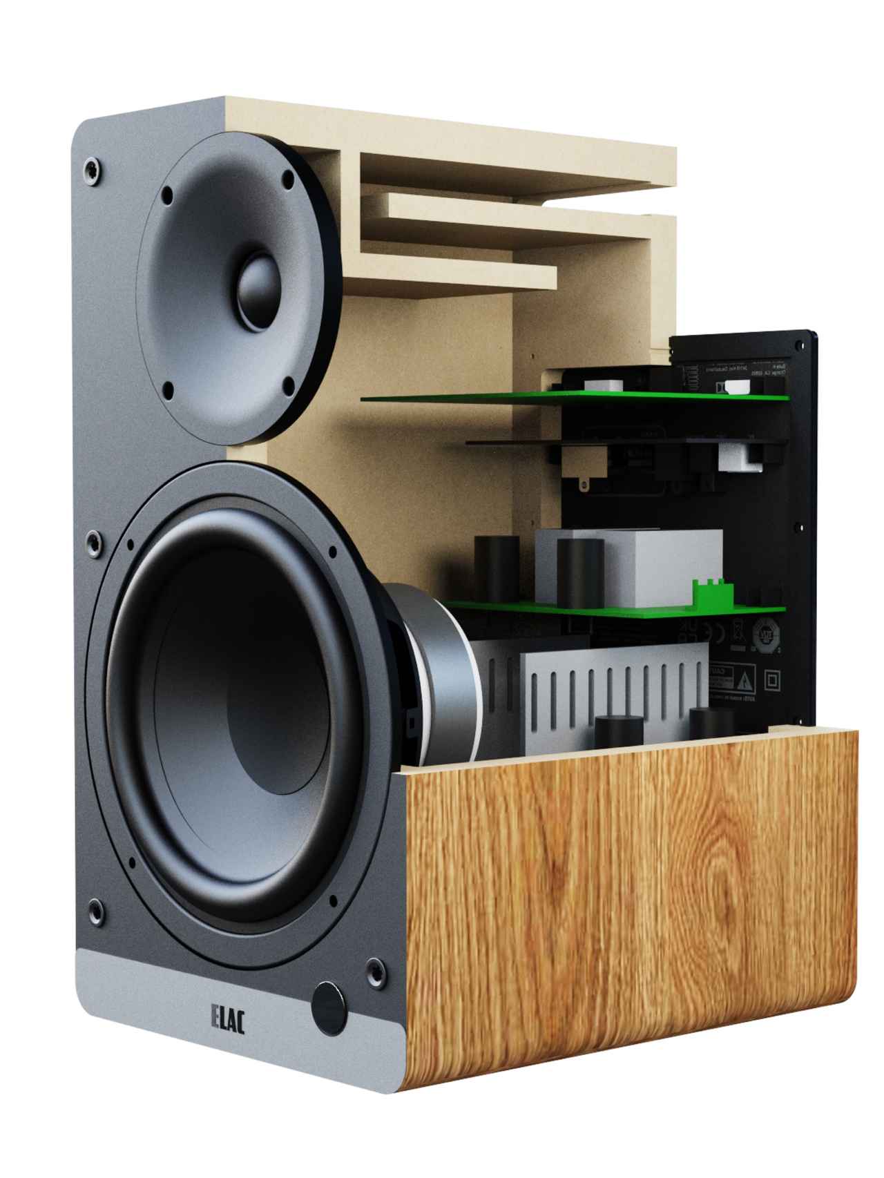 画像2: 大画面テレビの音響増強に最高！エラックの人気アクティブスピーカーの音質強化版上級グレードモデルが登場『Connex DCB 61』【Special Review】