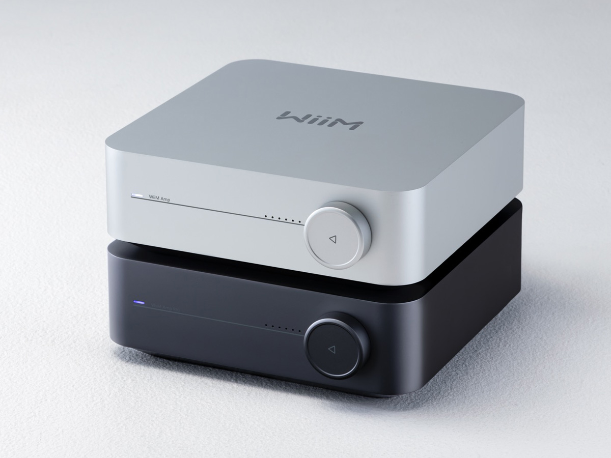 画像: 写真(上)WiiM Amp、写真(下)WiiM Amp Pro