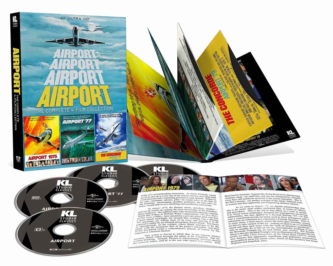 画像: AIRPORT: THE COMPLETE 4-FILM COLLECTION - 4K UHD BLU-RAY with DOLBY VISION 4K DIGITAL RESTORATION